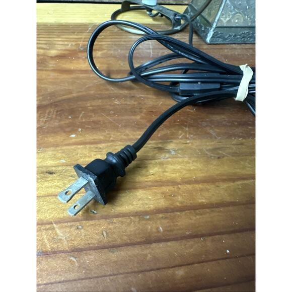 J Devlin Stained Glass Hanging Lantern Decorative Accent Night Light Clear - Picture 8 of 8